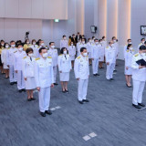 อว. จัดพิธีถวายพระพรชัยมงคลและพิธีถวายสัตย์ปฏิญาณเพื่อเป็นข้ ... พารามิเตอร์รูปภาพ 15